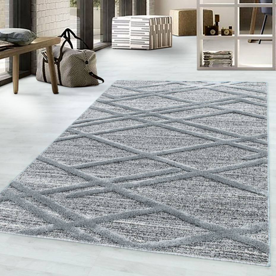 Tapis de salon à motif géométrique PISA