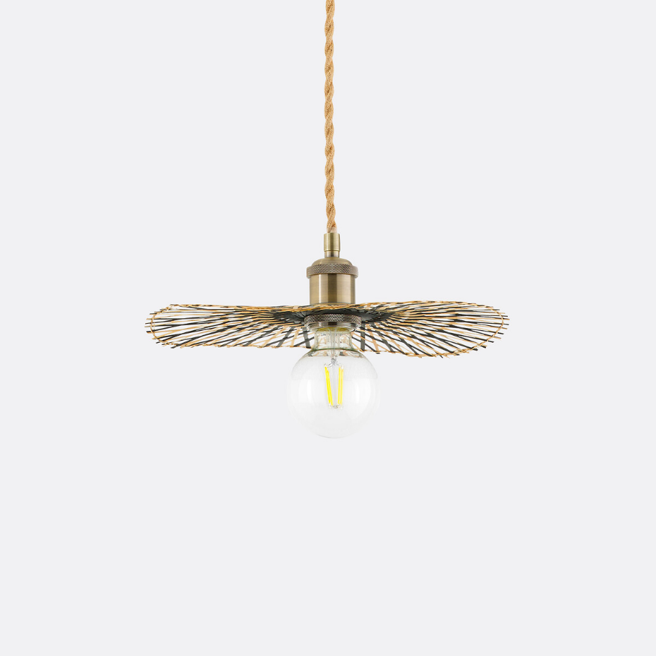 Suspension en bambou aérienne Ø30 cm, Ezia