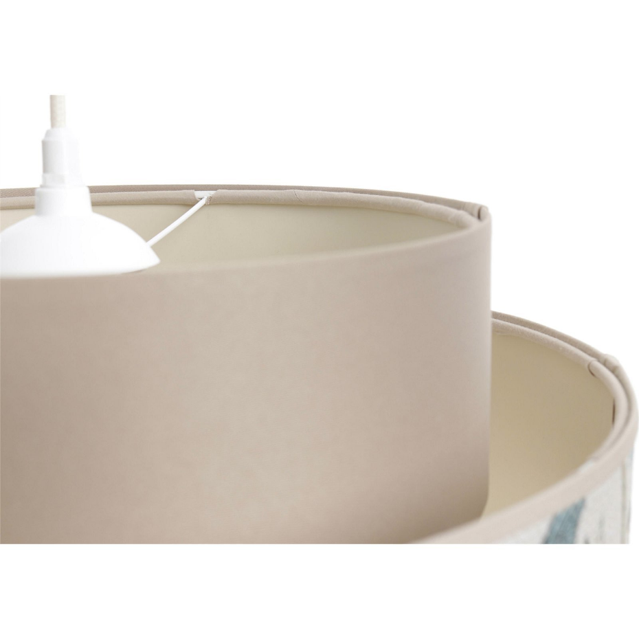 Suspension extérieure en velours motifs fleuri intérieur  Doblo