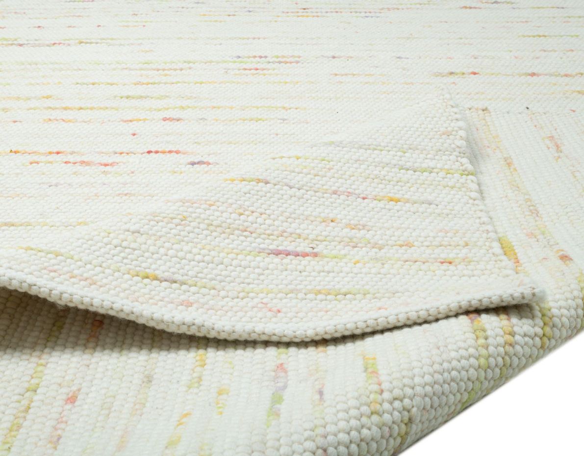 Tapis réversible en laine foulée tissé à la main aux couleurs vives - Hoernum
