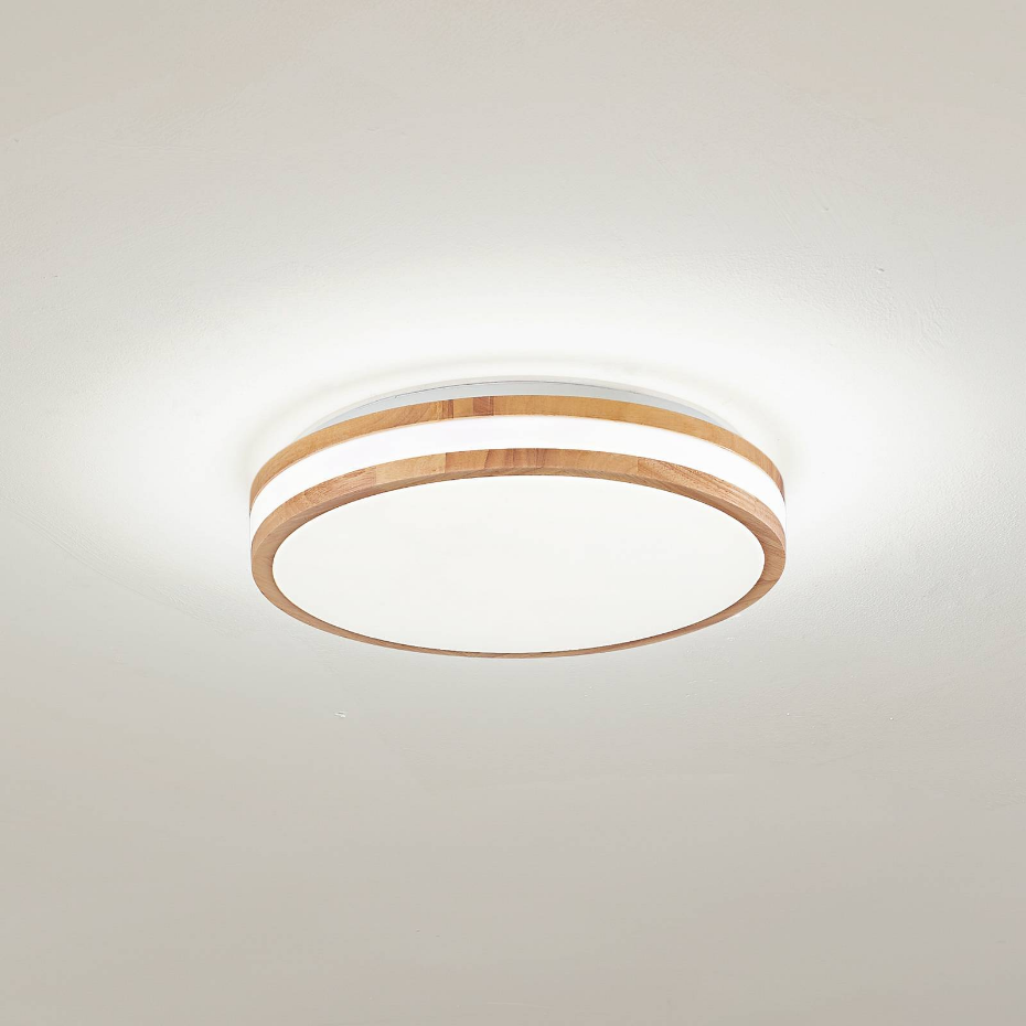 Plafonnier en bois moderneLED, Emiva
