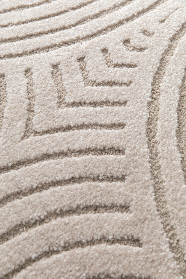 Tapis à relief doux et élégant GROOVE