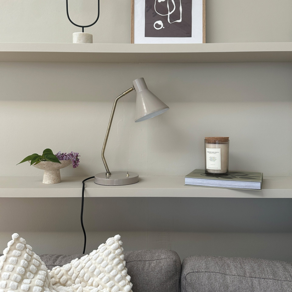 Lampe à poser en Métal, crème blanc SLEEP