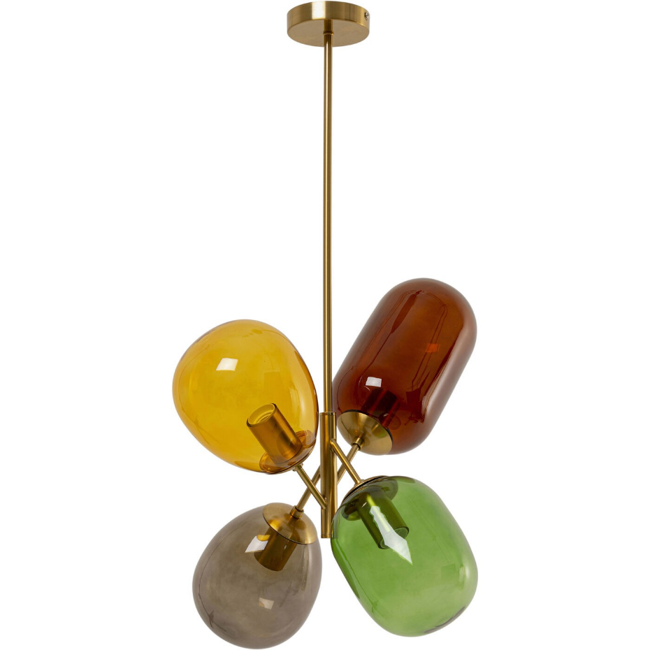 Suspension en verre et acier, BALLOON DANCE