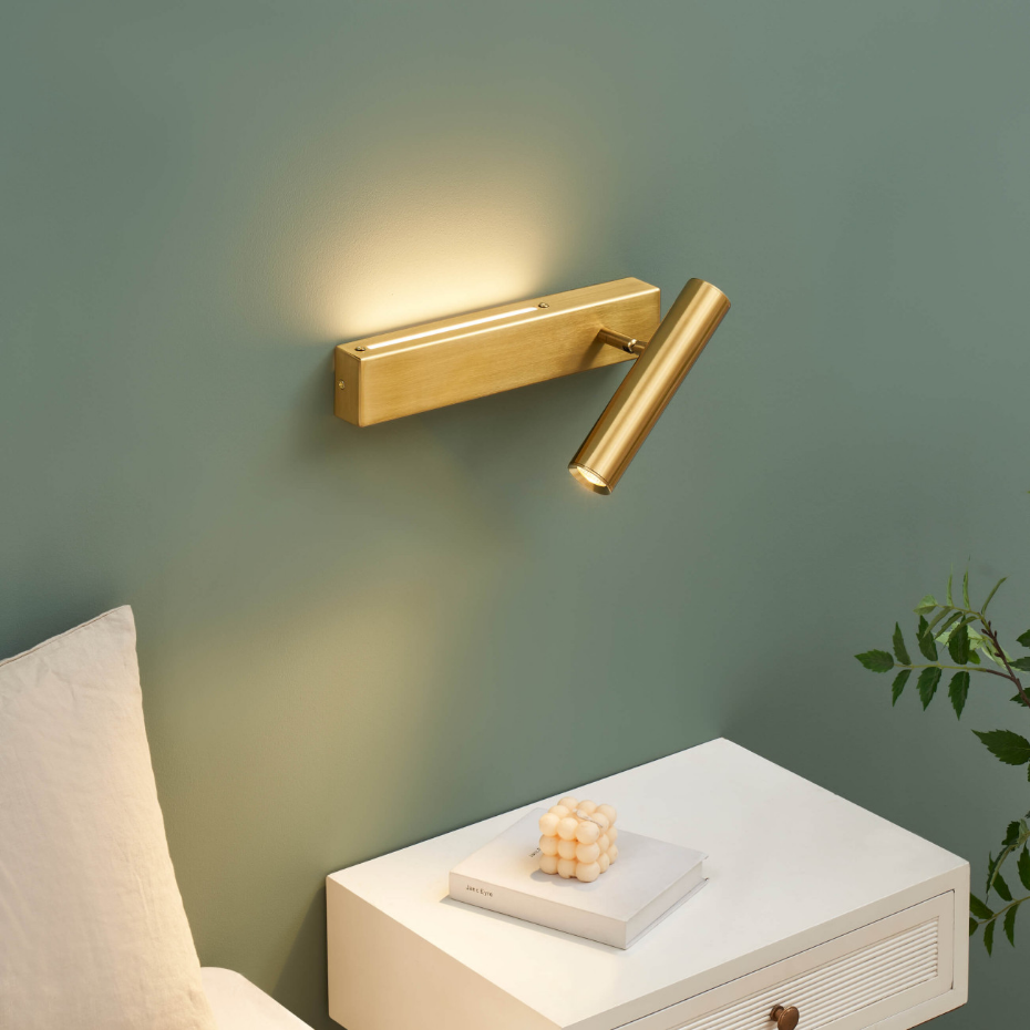 Applique LED en laiton droite - LODVI