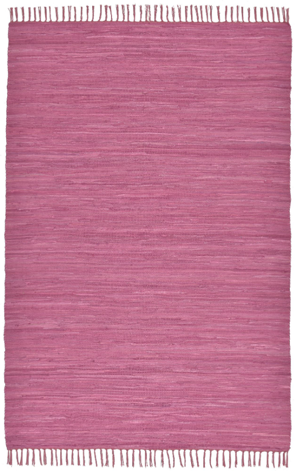 Tapis réversible coloré en coton tissé à la main - Happy Cotton