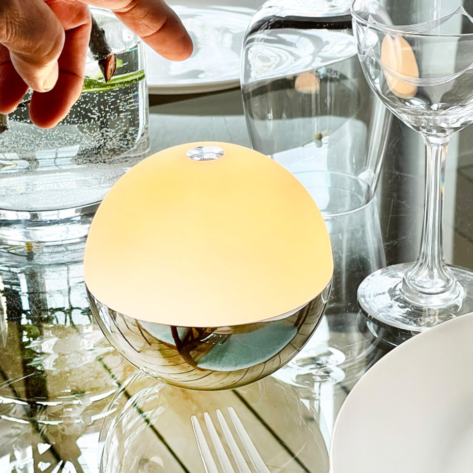 Lampe à poser boule lumineuse ALBA