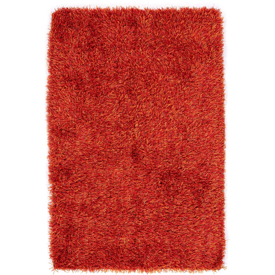 Tapis shaggy en polyester à poils longs