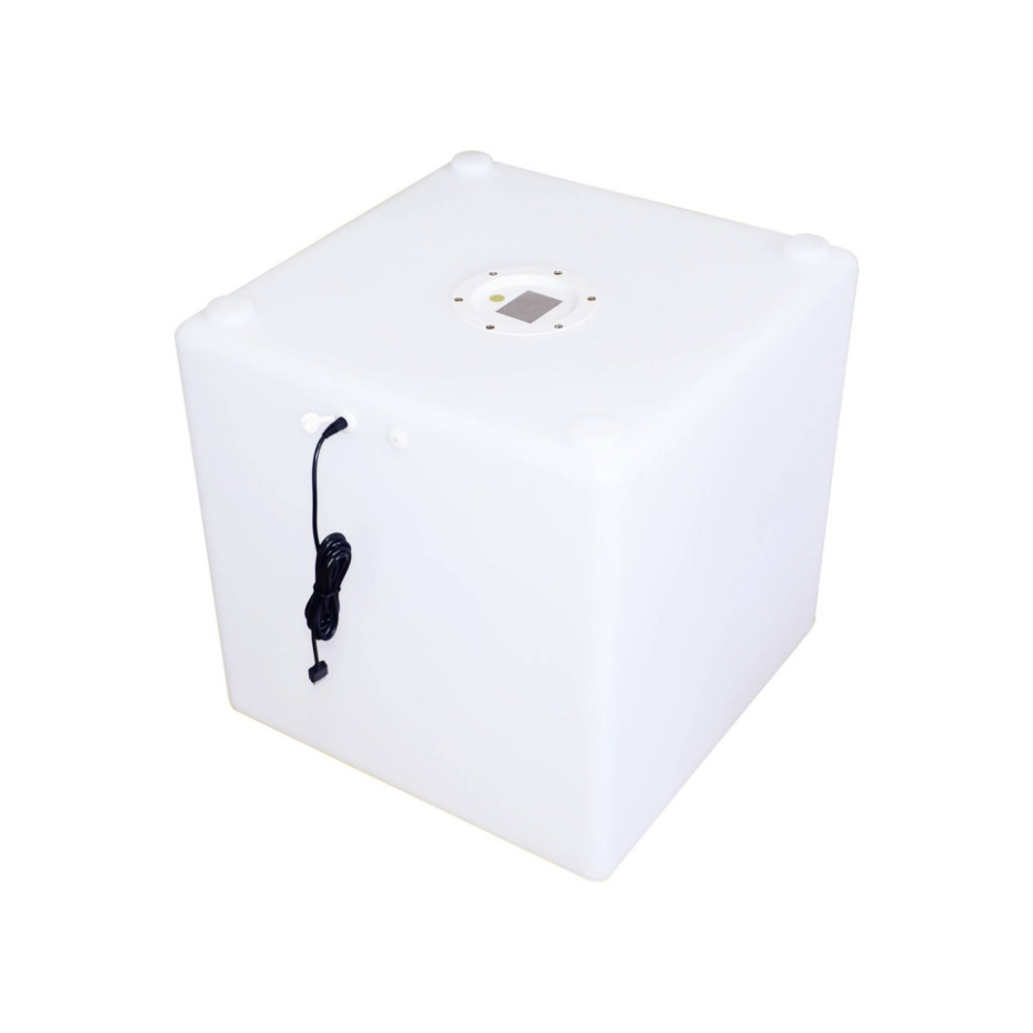 Cube lumineux intérieur/extérieur LED avec batterie 16 couleurs CUBE LED 40CM 16 COULEURS