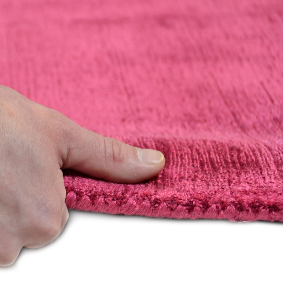 Tapis en viscose tissé main aspect vieilli - Shine