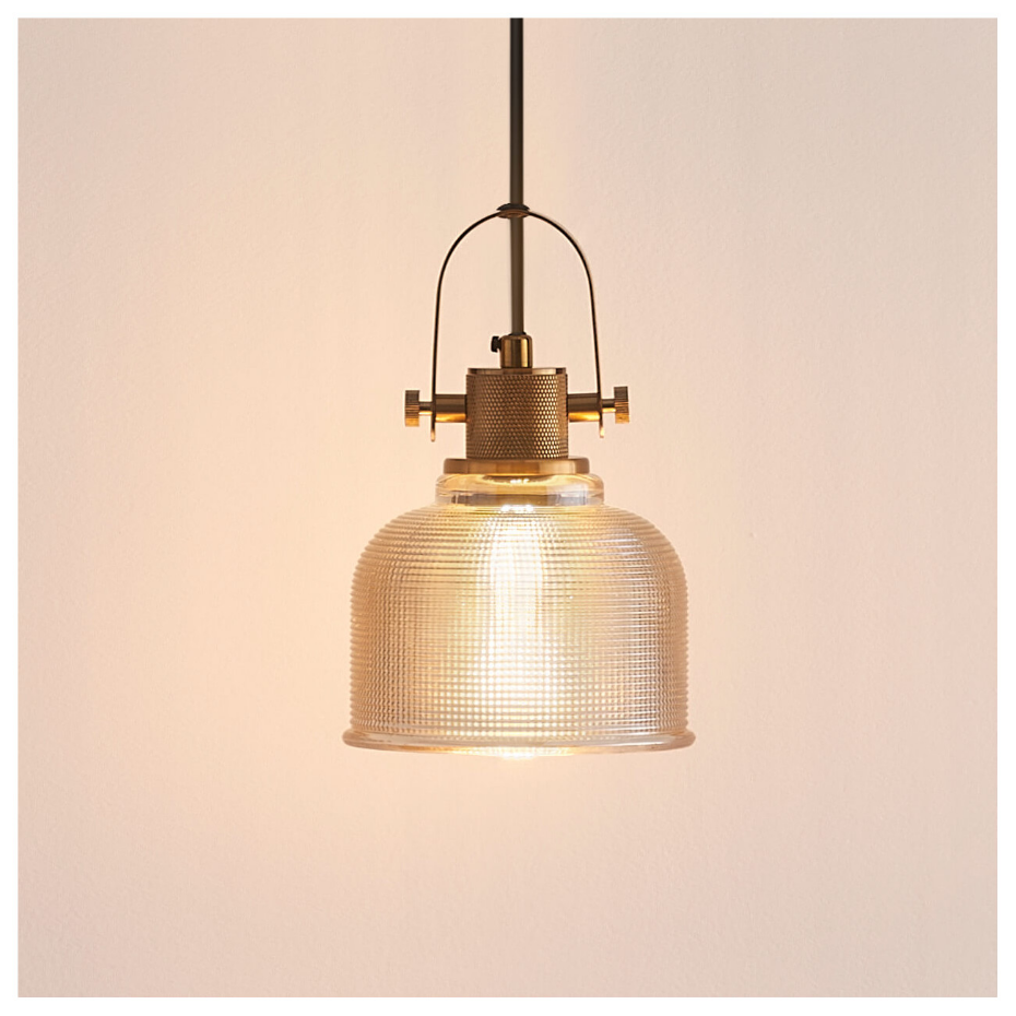 Suspension Design Vintage en Verre - VELA