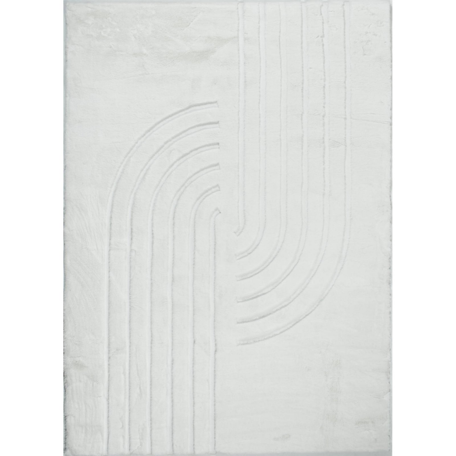 Tapis en polyester rectangulaire alaska