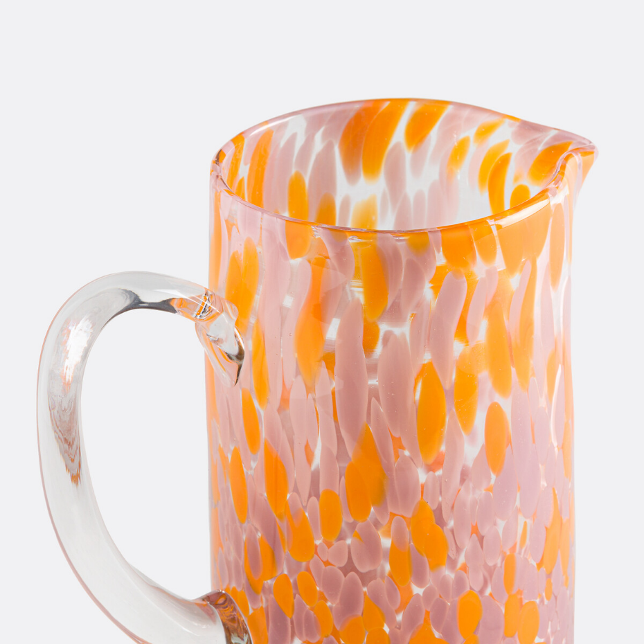 Carafe en verre moucheté, DOTIO