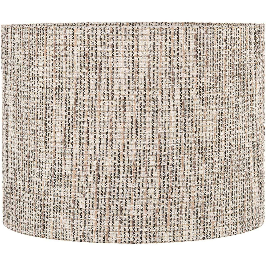 Abat jour cylindrique rond en polyester tissé
