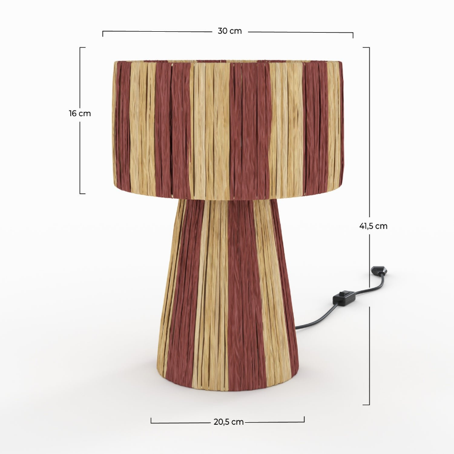 Lampe en feuille de palmier - SOLÉA