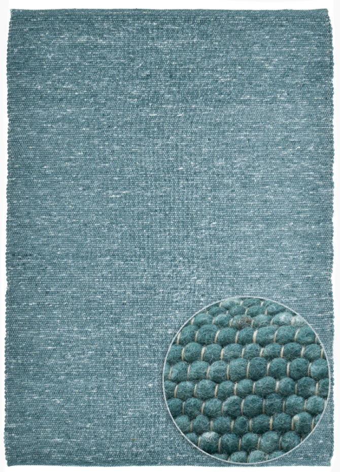 Tapis réversible en laine foulée tissé à la main aux couleurs vives - Alpen