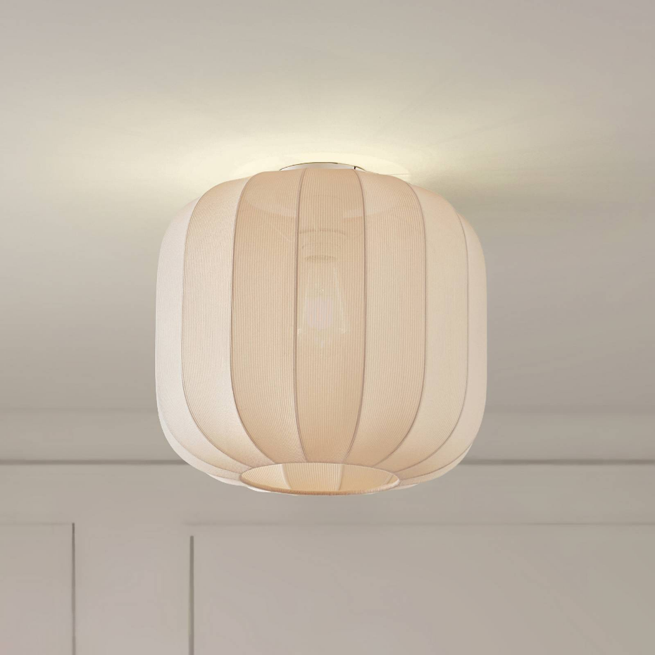 Plafonnier en textile scandinave, Helin