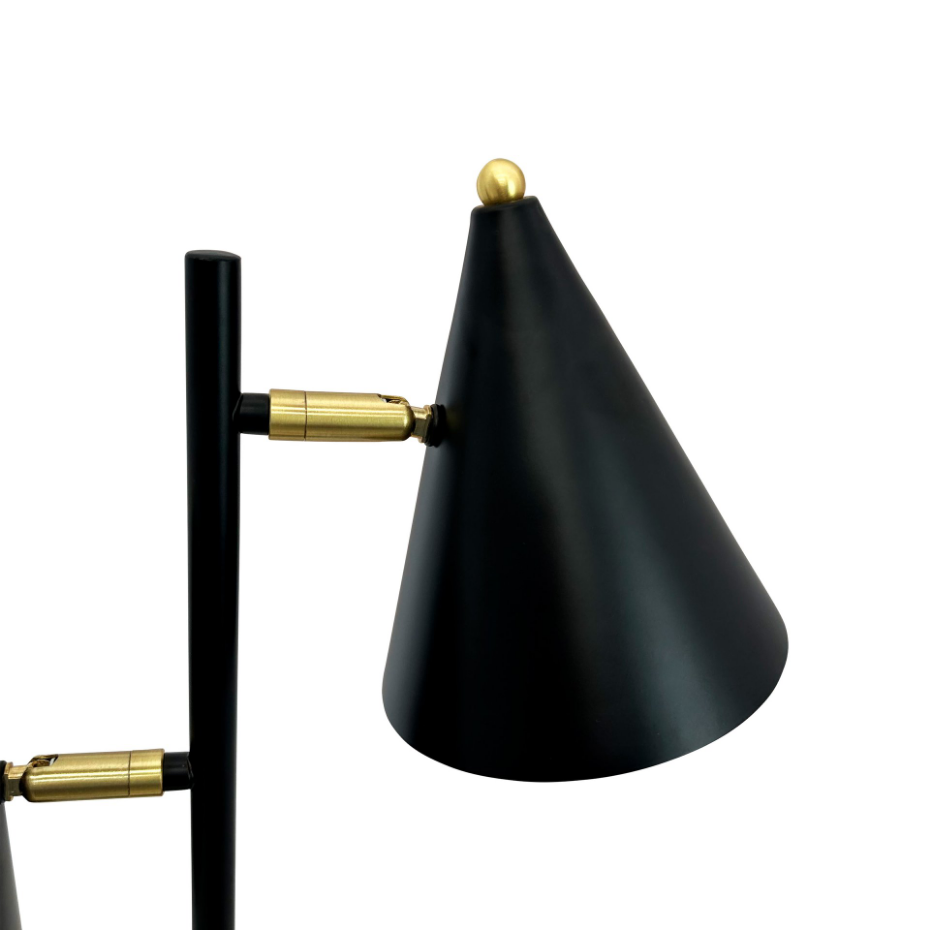 Lampe à poser en Métal noir Rouen
