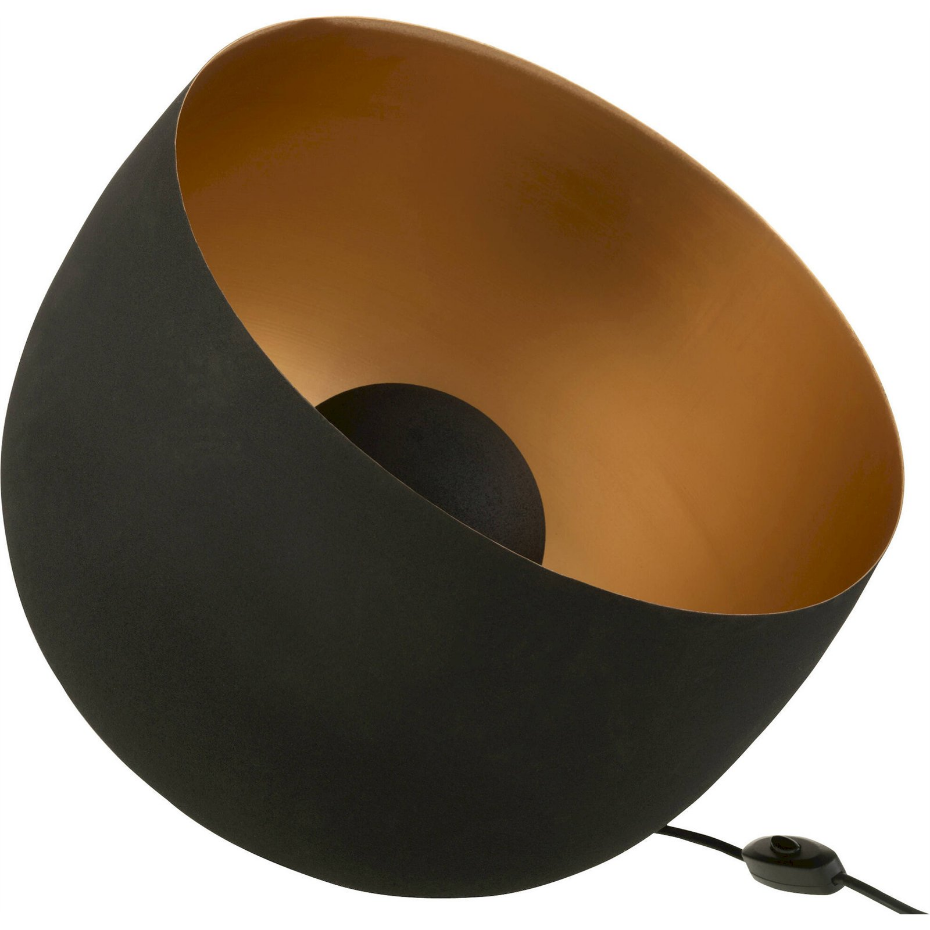 Lampe de salon ronde en métal