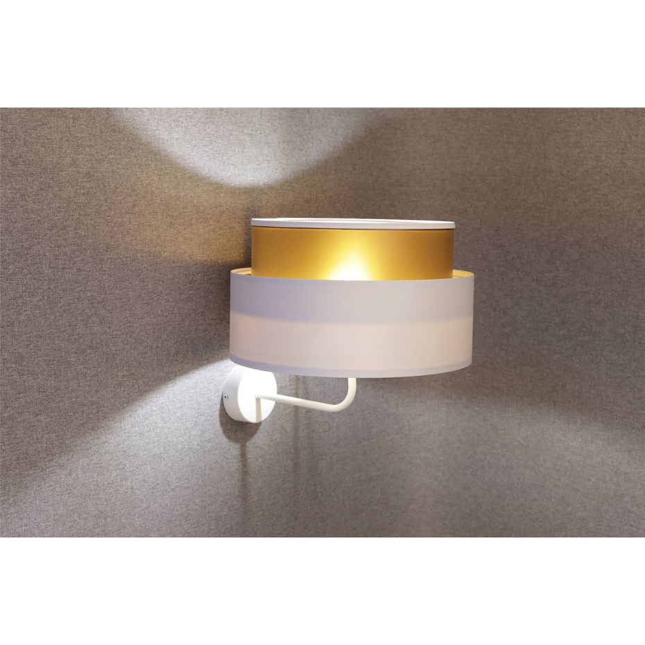 Applique murale ronde en PVC Duo ellegant