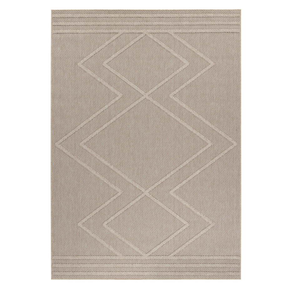 Tapis intérieur extérieur à motif géométrqiue PATARA