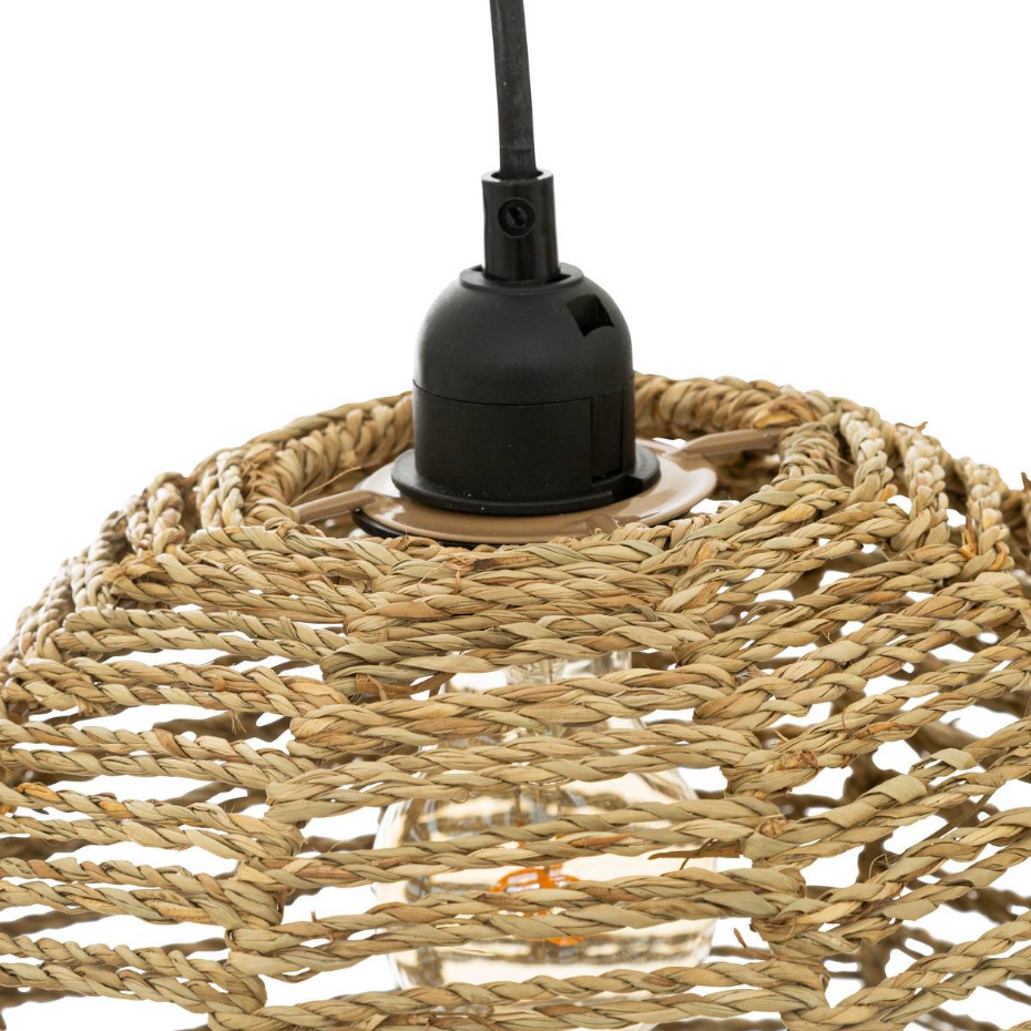 Suspension jonc ethnique 2 lampes RANA