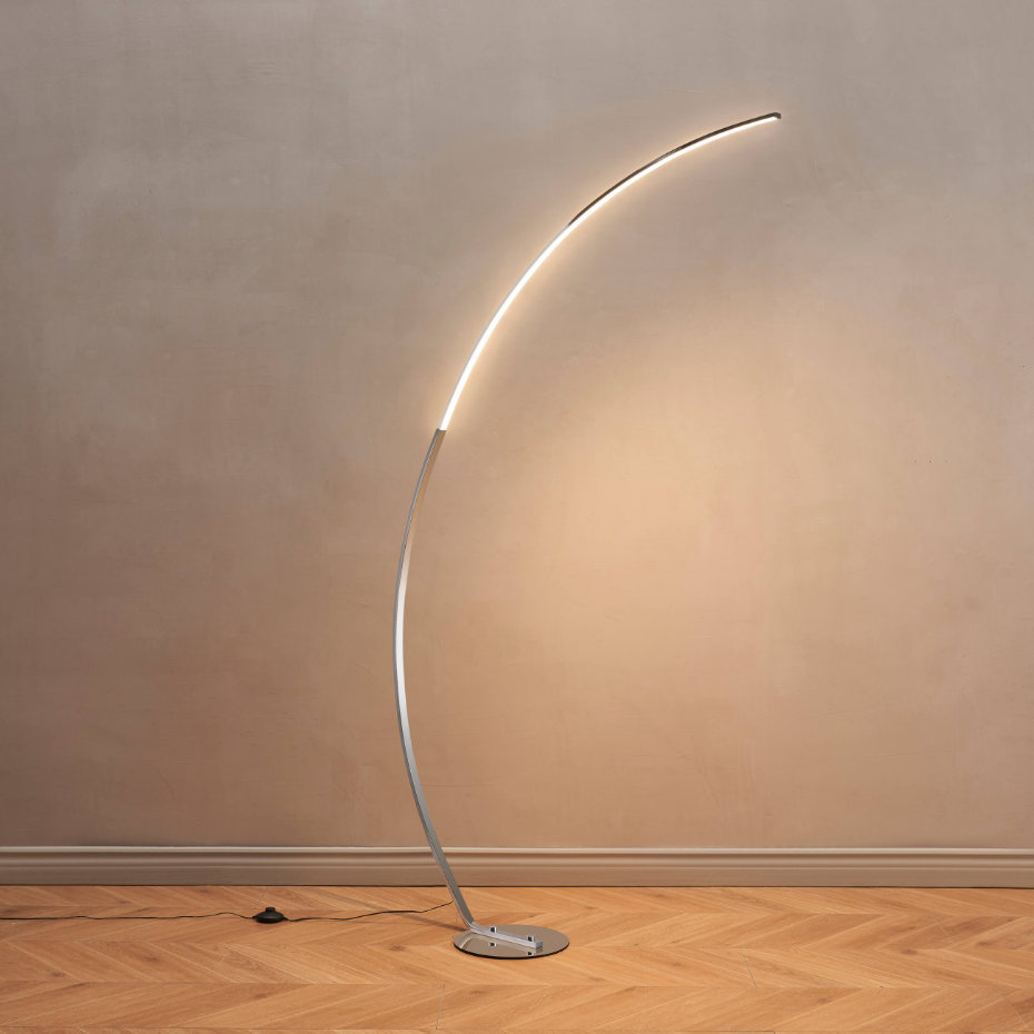 Lampadaire en arc avec LED intégrées - THALIA