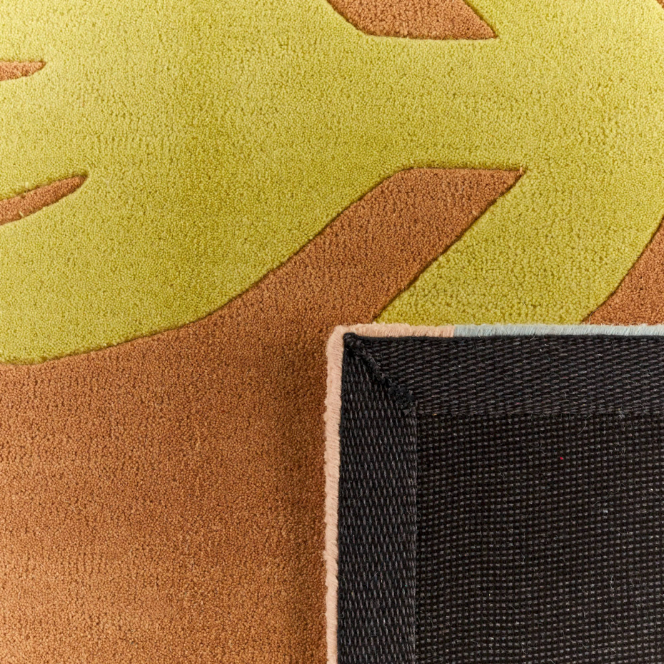 Tapis fait main en laine et coton Pantone