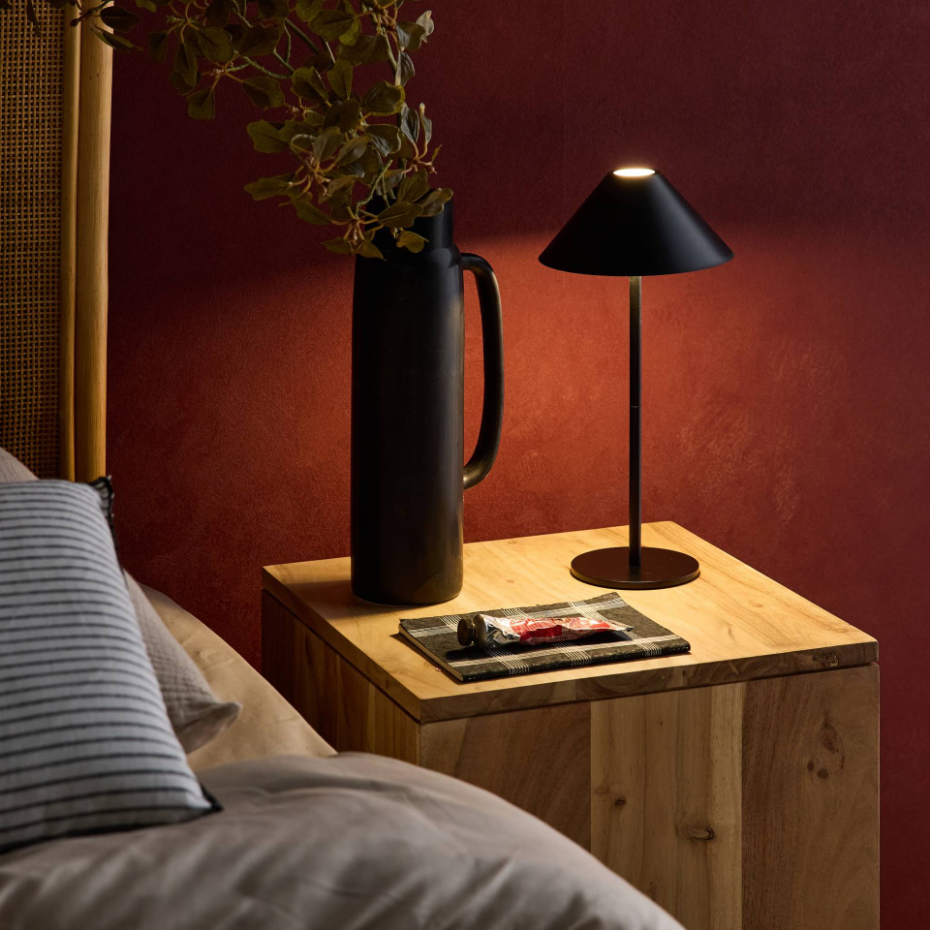 Lampe de table intérieur/extérieur LED sans fil H 32cm ADAM