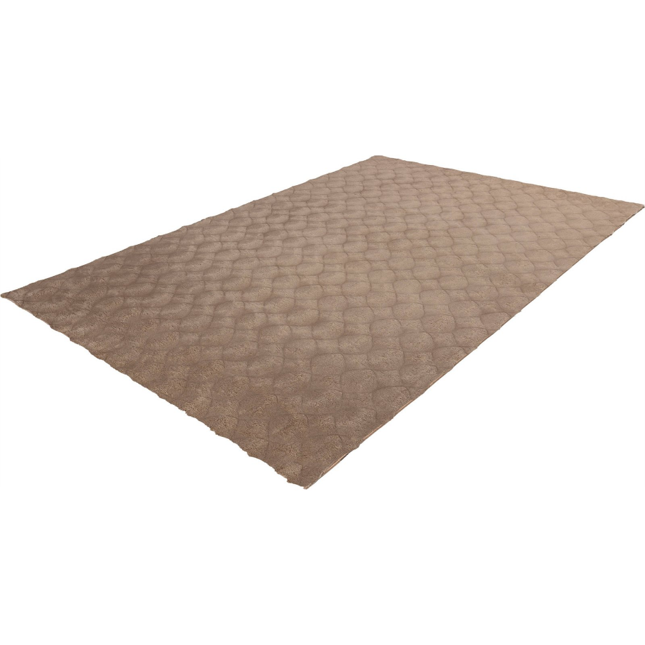 Tapis shaggy en polyester rectangulaire