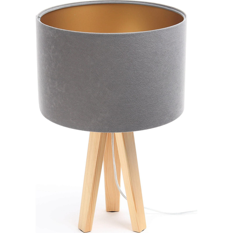 Lampe de chevet en bois Glamour