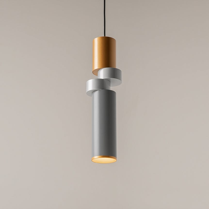 Suspension design tige en métal SOLANA
