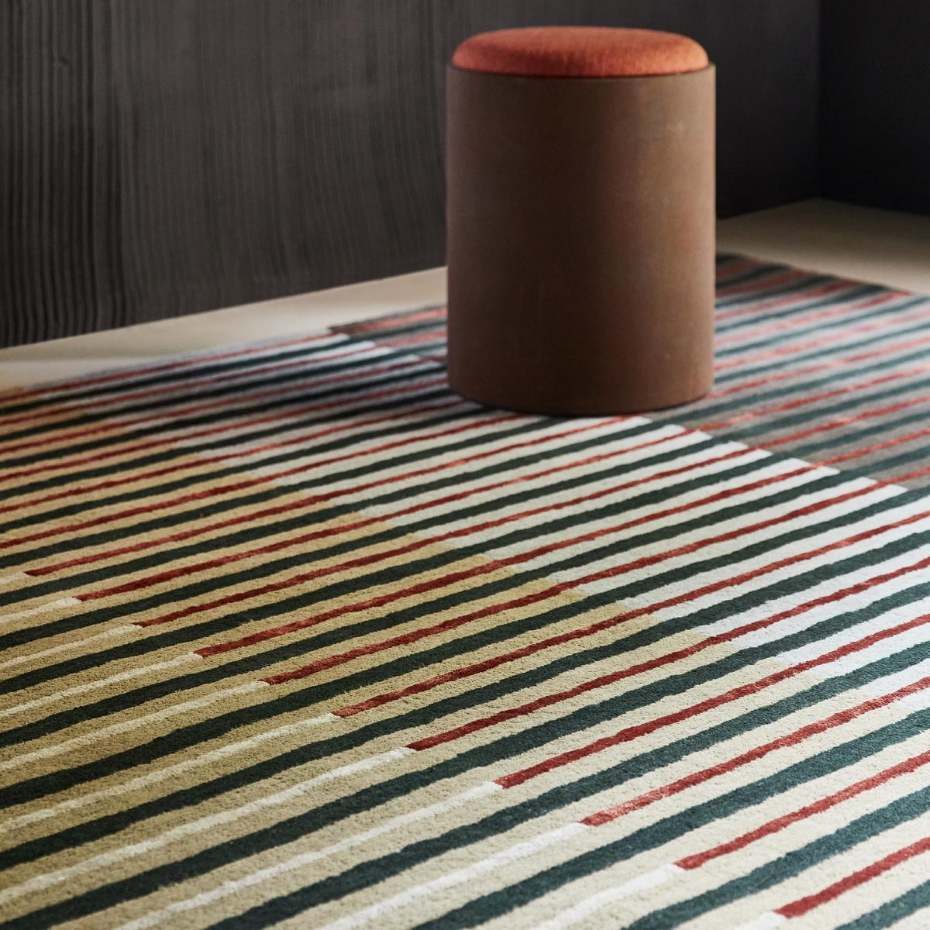 Tapis salon et chambre DEPROOF, fait à la main motif géométrique
