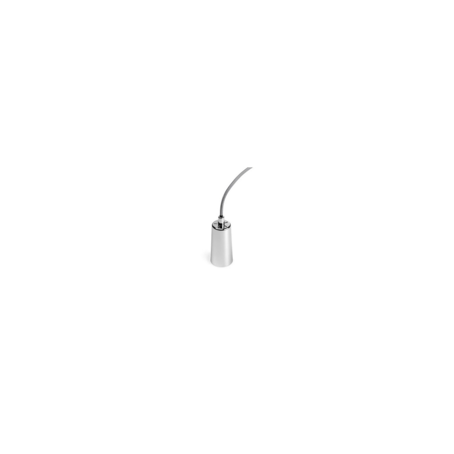Suspension Design Câble et Cache-Douille Chrome - Plumen