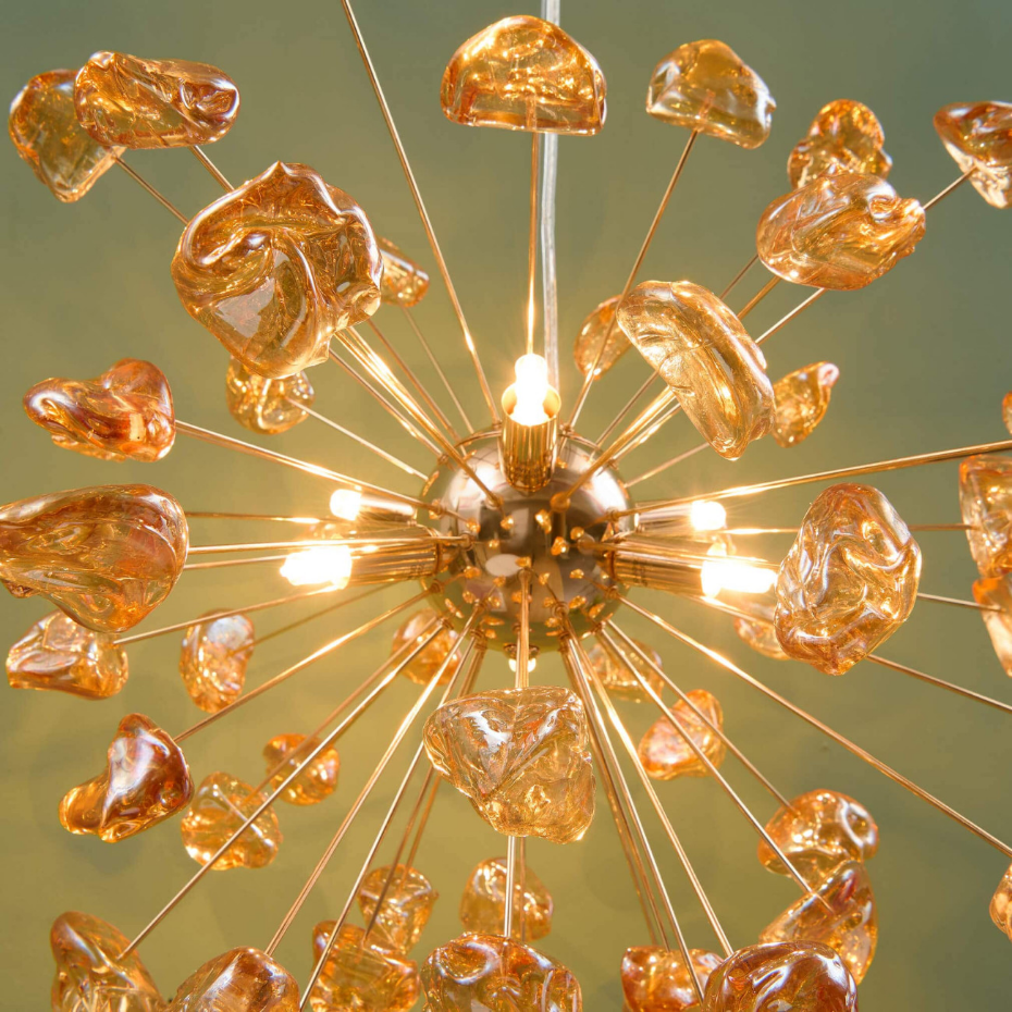 Suspension avec perles en verre - RIMELIA