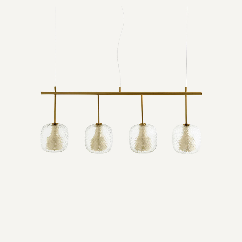 Suspension ligne 4 globes, Mistinguett