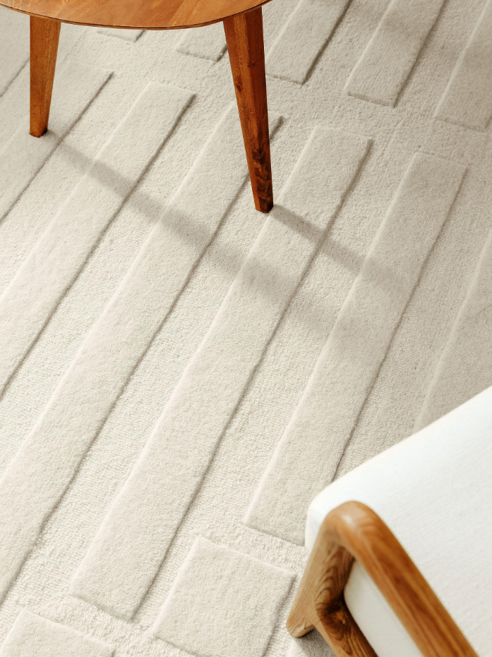 Tapis de laine tufté main YANIS