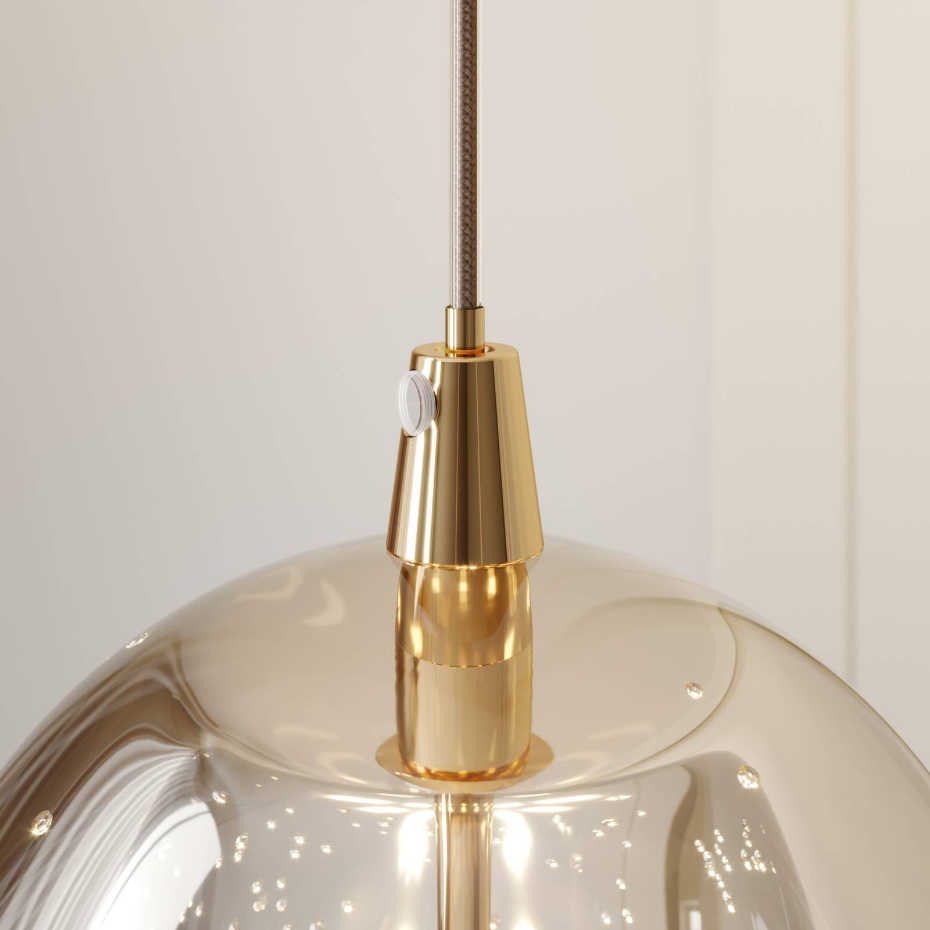 Suspension en verre moderneLED, Hayley