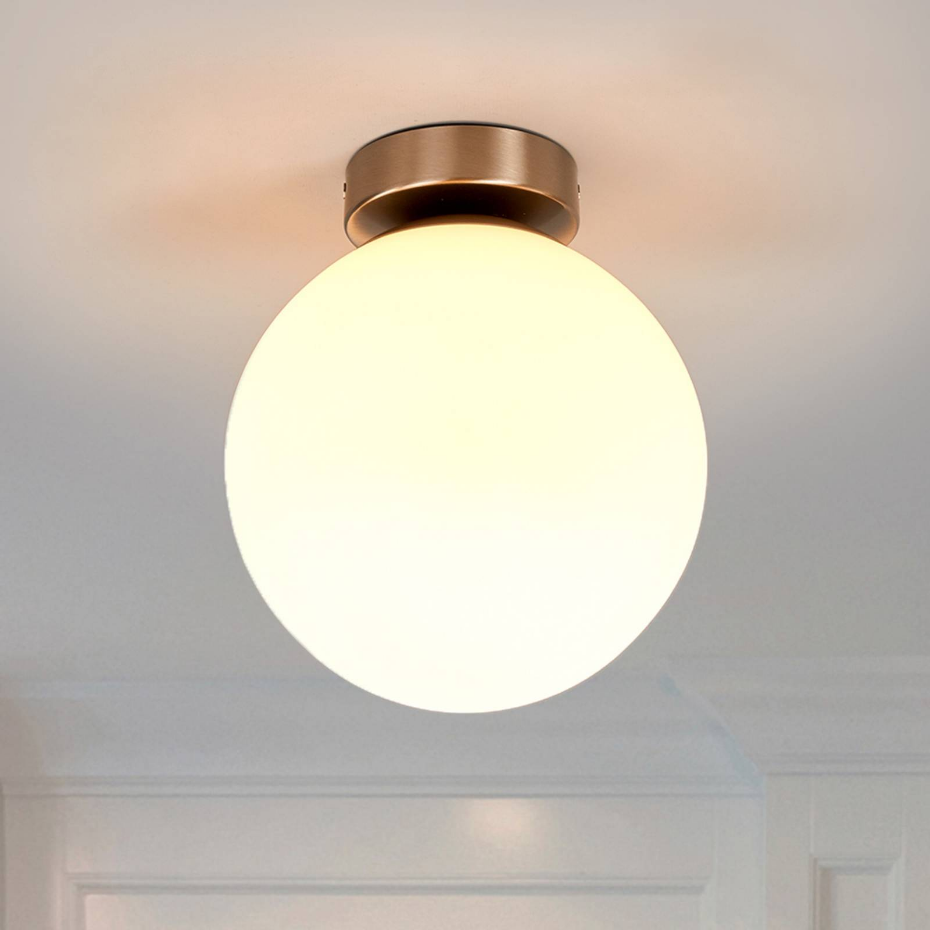 Plafonnier en verre moderne, Lennie
