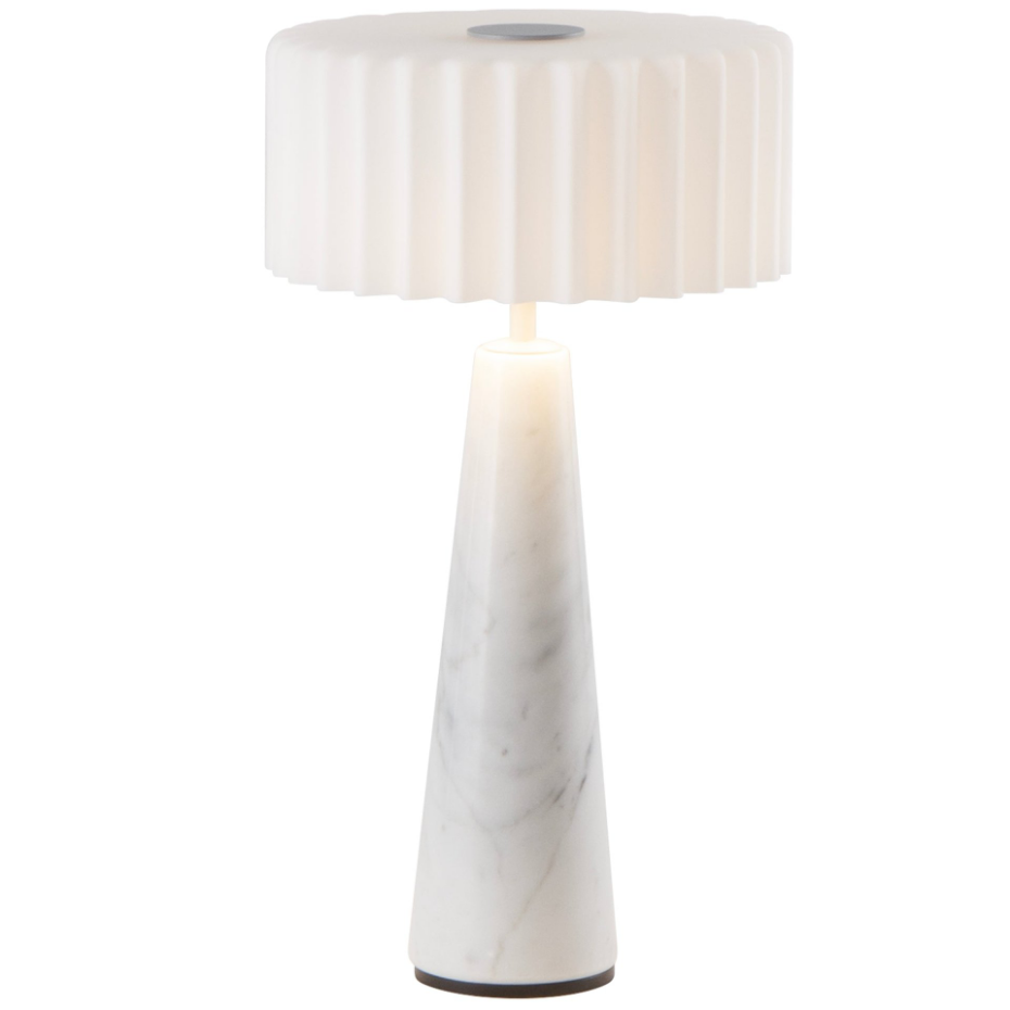 Lampe de table sans fil béton BLOK H30CM