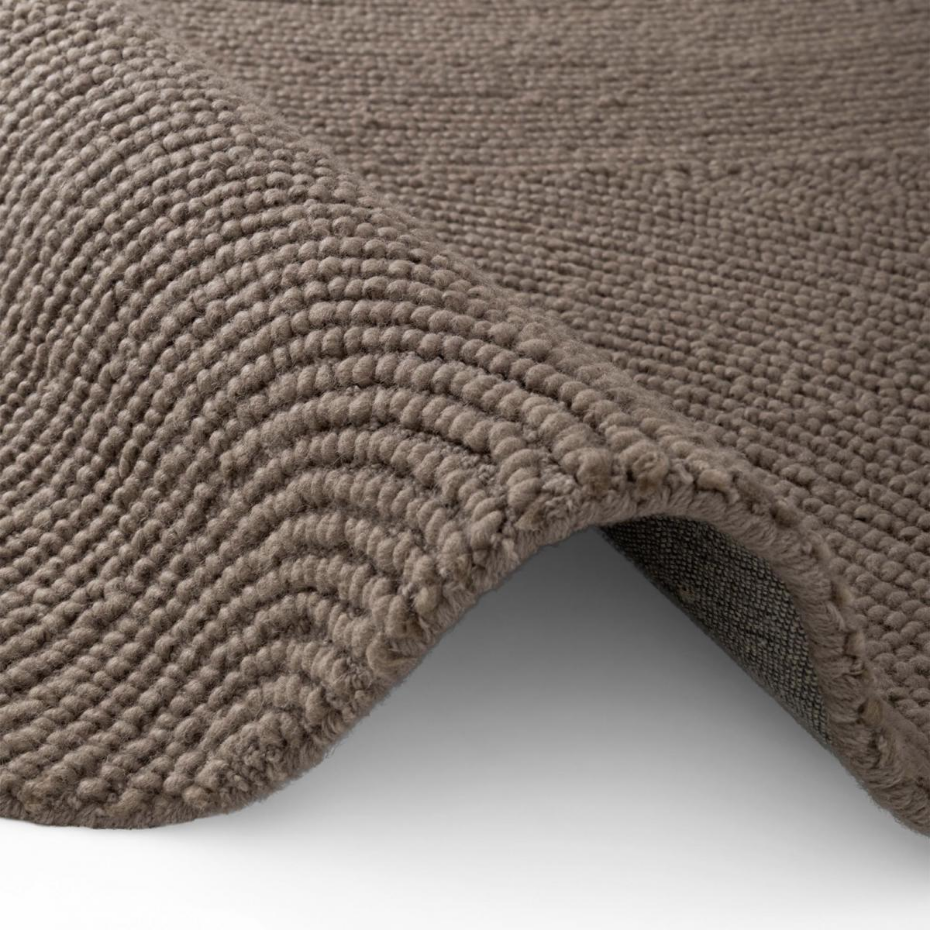 Tapis rond ELENI Faux uni