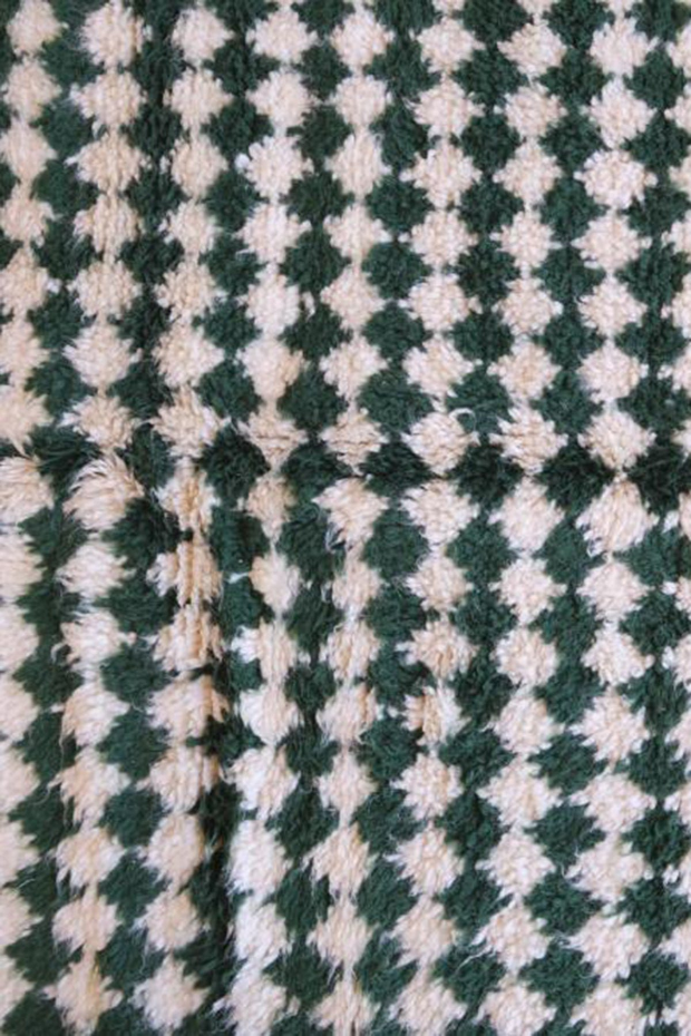 Tapis berbère à carreaux coloré pure laine - tapis sur mesure
