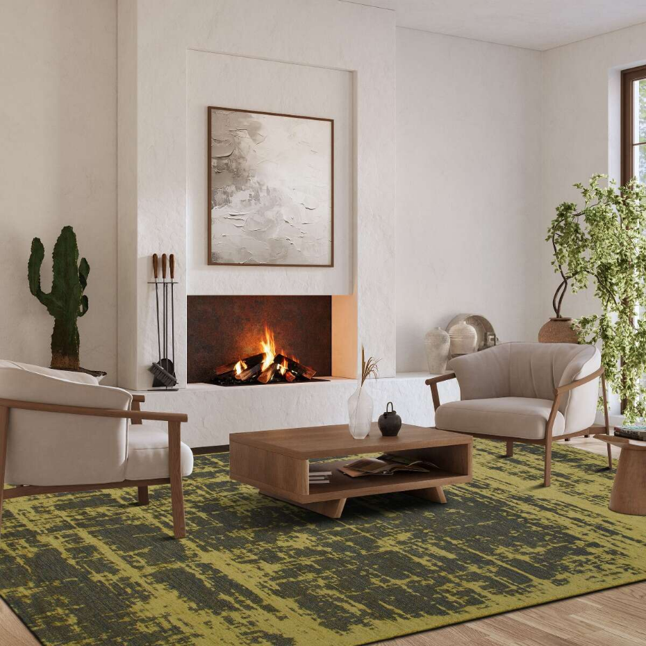 Tapis salon abstrait moderne TAPISSERIE
