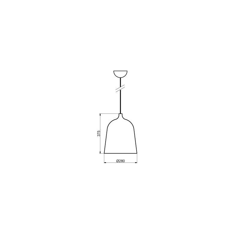 Suspension en métal design, D.37.5, BOTTLE GM