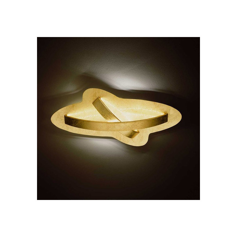 Plafonnier Led Baroque Doré Orfèvre