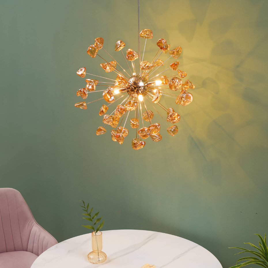 Suspension avec perles en verre - RIMELIA
