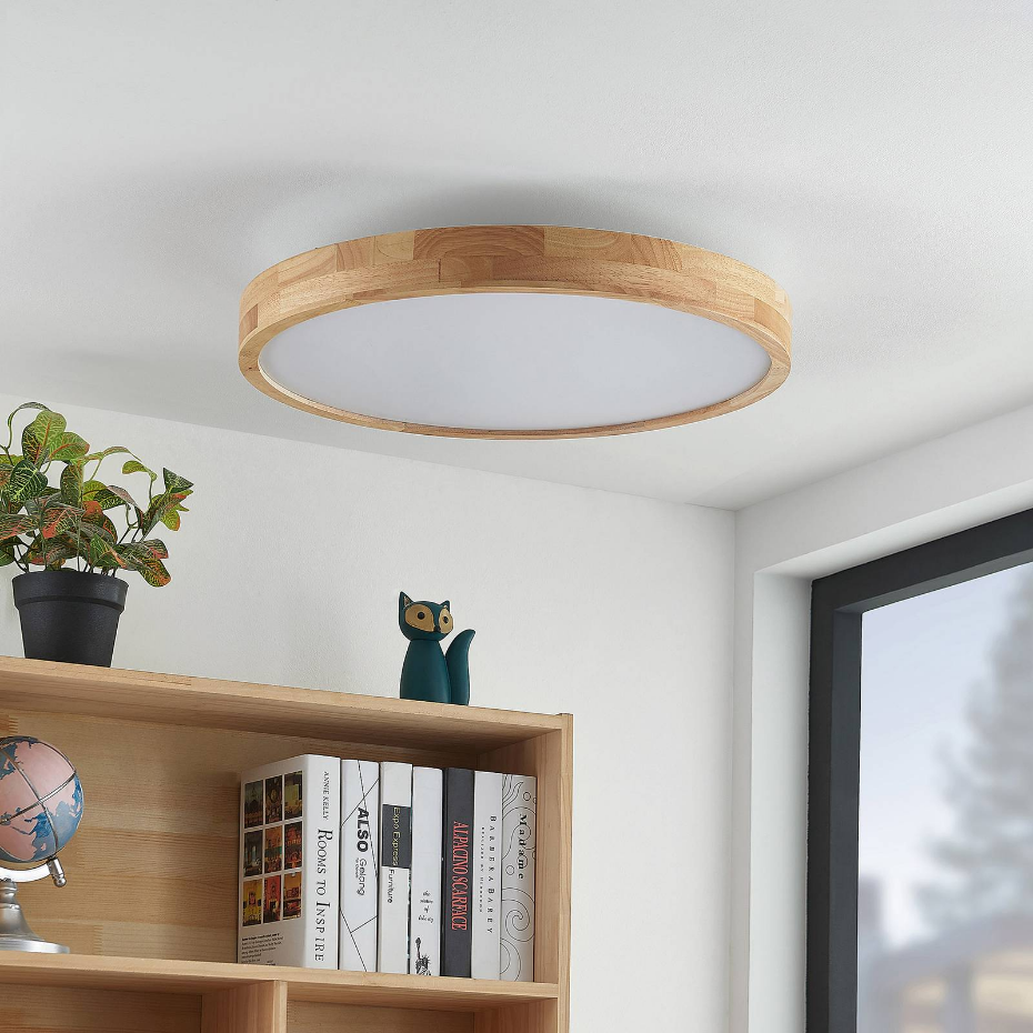 Plafonnier en bois moderneLED, Lanira