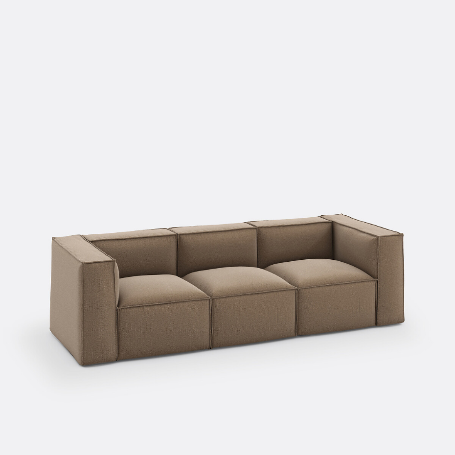 Modulable 3 places, tissu texturé, Seven