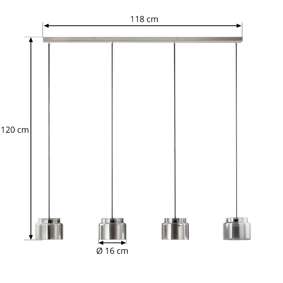 Suspension en verre design, Diano