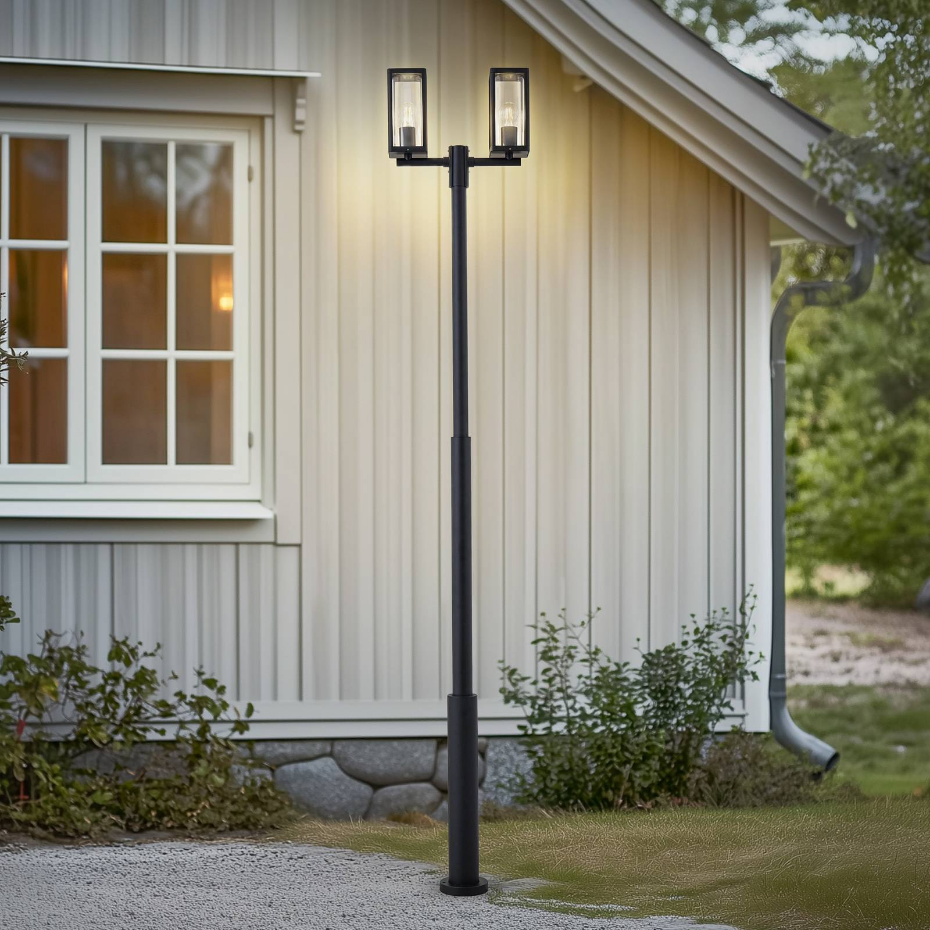 Lampadaire extérieur en aluminium moderne